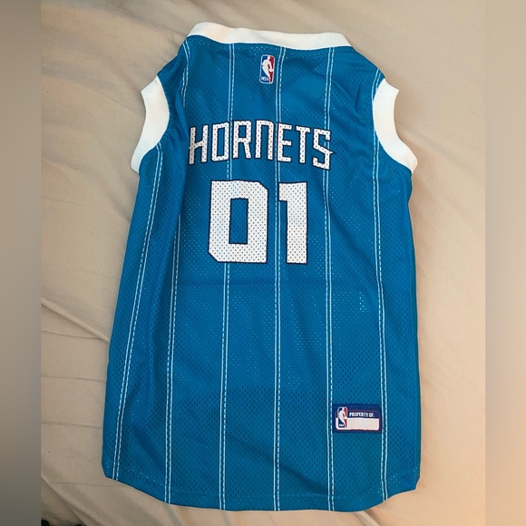 Other - Charlotte Hornets #01 Teal Basketball Dog jersey